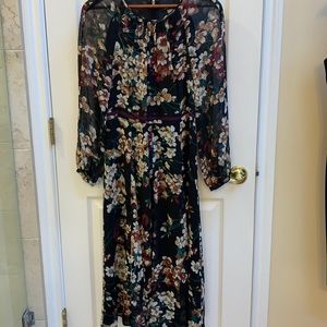 Floral print dress